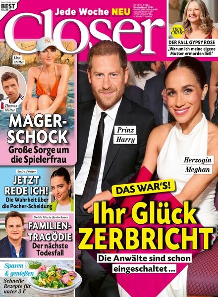 Closer Germany – 31 Juli 2024 Cover