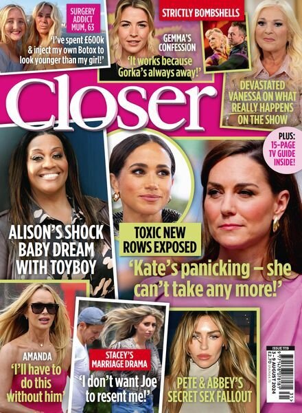 Closer UK – 3 August 2024 Cover