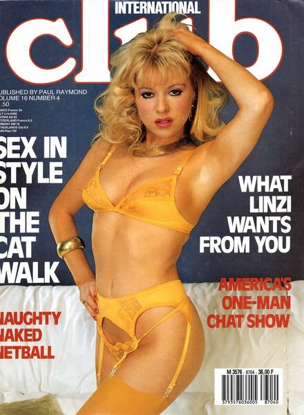 Club International UK – Volume 16 Number 4 1987 Cover