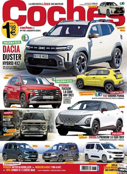 Coches 2000 – Agosto 2024 Cover
