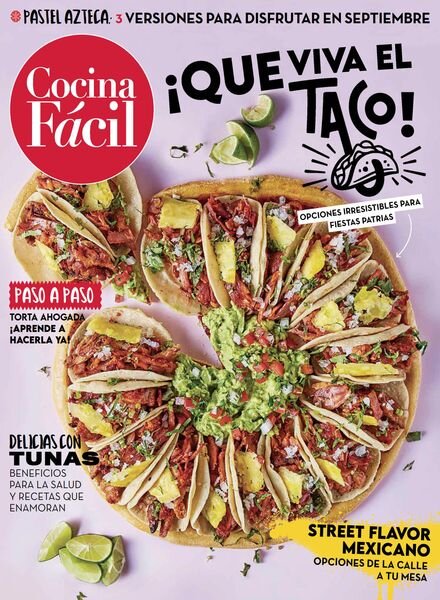 Cocina Facil Mexico – Septiembre 2024 Cover
