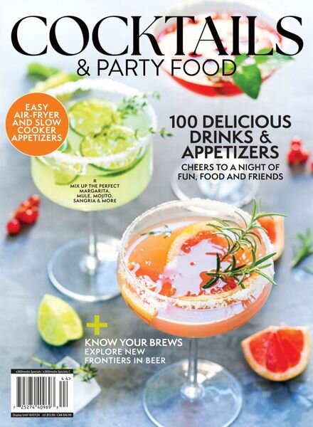 Cocktails & Party Food – 2024 Cover