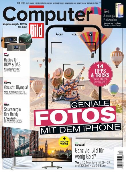 Computer Bild Germany – 9 August 2024 Cover