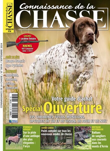 Connaissance de la Chasse – Septembre 2024 Cover