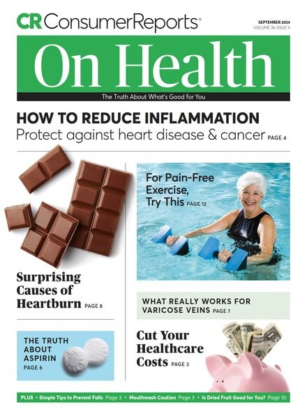 Consumer Reports on Health – September 2024 Cover