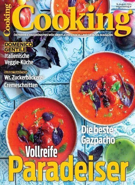 Cooking Austria – 16 August 2024 Cover