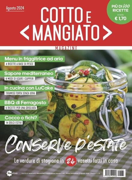Cotto e Mangiato – Agosto 2024 Cover