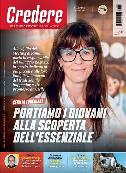 Credere – 18 Agosto 2024 Cover