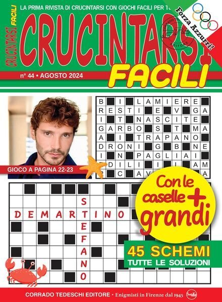 Crucintarsi Facili – Agosto 2024 Cover