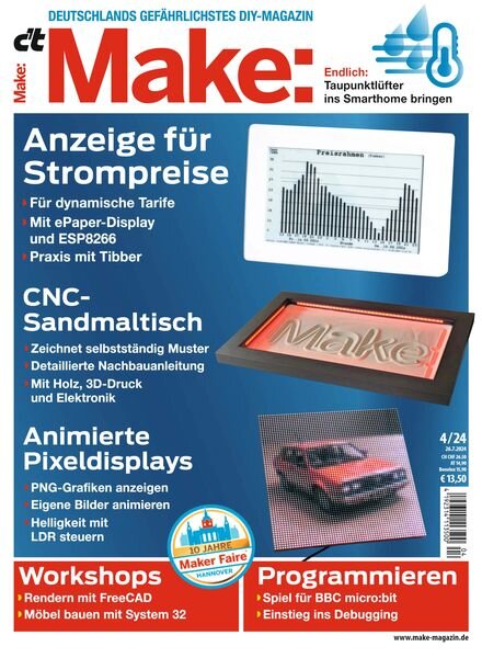 c’t Make Magazin – September 2024 Cover