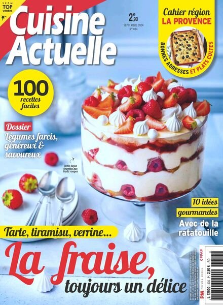 Cuisine Actuelle – Septembre 2024 Cover