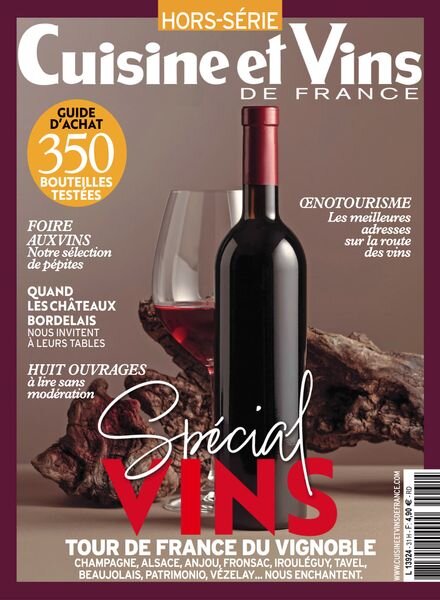 Cuisine et Vins de France – Hors-Serie N 31 – Septembre 2024 Cover