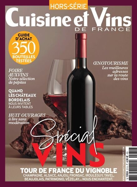 Cuisine et Vins de France – Hors-Serie N 44 – Aout 2024 Cover