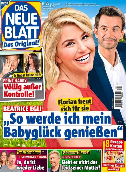 Das Neue Blatt – 21 August 2024 Cover