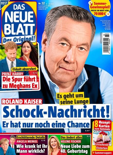 Das Neue Blatt – 31 Juli 2024 Cover