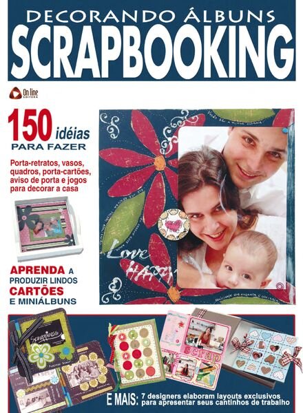 Decorando albuns Scrapbooking – Agosto 2024 Cover
