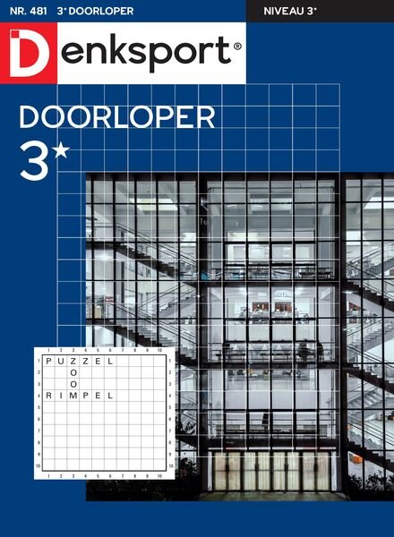 Denksport Doorloper 3 – 8 Augustus 2024 Cover