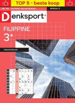 Denksport Filippine 3 Vakantieboek – 22 Augustus 2024