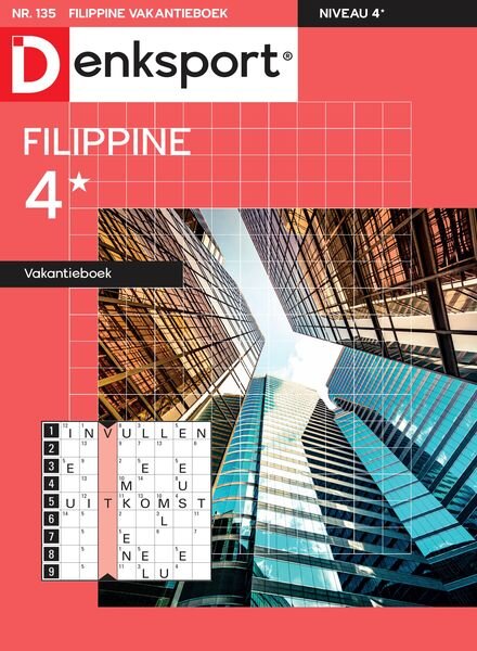 Denksport Filippine 4 Vakantieboek – 22 Augustus 2024 Cover