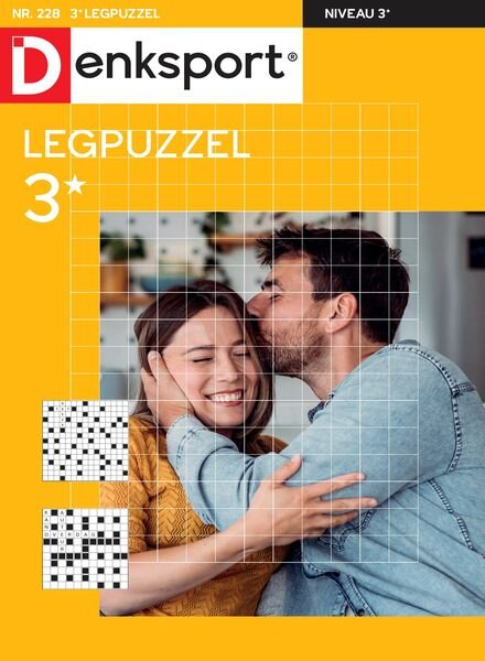 Denksport Legpuzzel 3 – 22 Augustus 2024 Cover