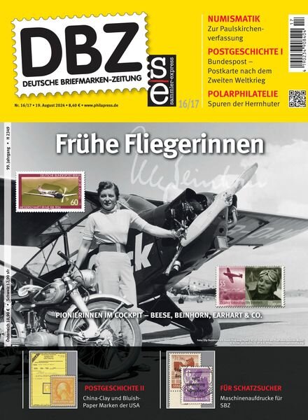 Deutsche Briefmarken-Zeitung – 19 August 2024 Cover