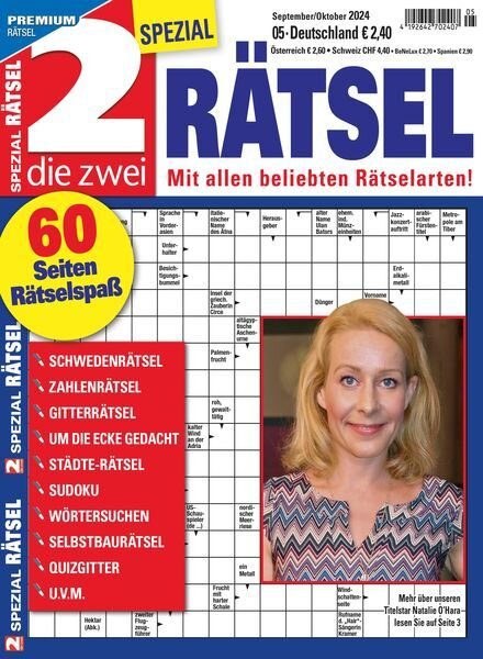 Die 2 Spezial Ratsel – September-Oktober 2024 Cover