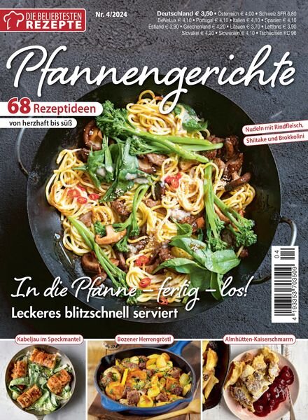 Die beliebtesten Rezepte – August 2024 Cover