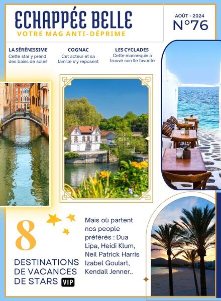 Echappee Belle Magazine – Aout 2024 Cover