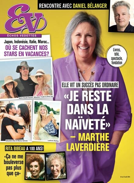 echos Vedettes – 10 Aout 2024 Cover