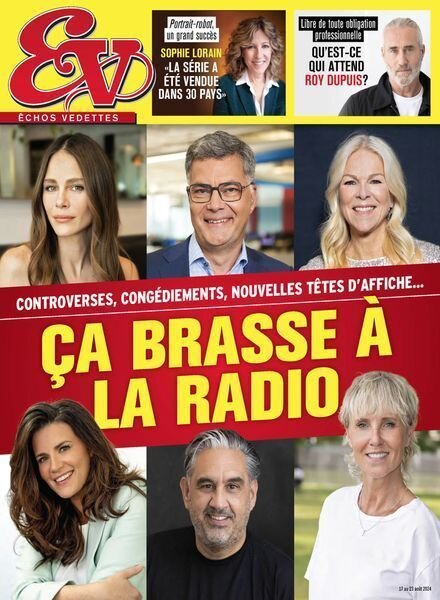echos Vedettes – 17 Aout 2024 Cover