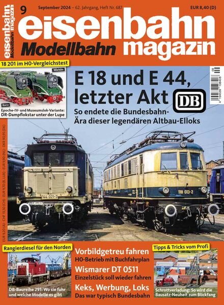 Eisenbahn Magazin – September 2024 Cover