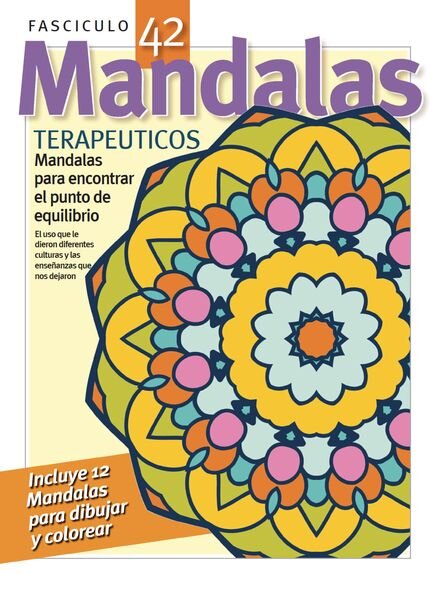 El arte con Mandalas – Fasciculo 8 2024 Cover