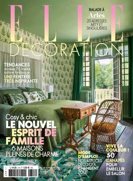Elle Decoration France – Septembre 2024 Cover