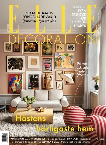 Elle Decoration Sweden – Augusti 2024 Cover