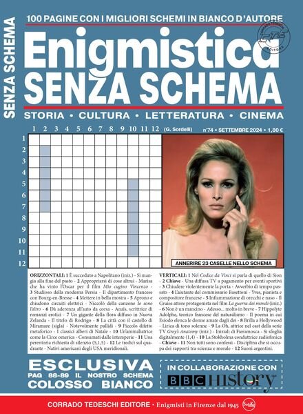 Enigmistica Senza Schema – Settembre 2024 Cover