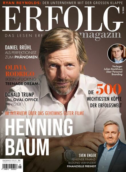 Erfolg Magazin – August 2024 Cover