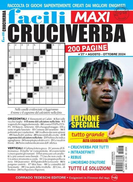 Facili Cruciverba – Agosto-Ottobre 2024 Cover