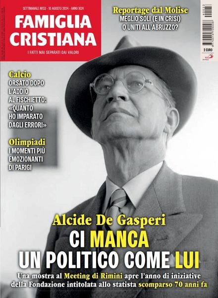 Famiglia Cristiana – 18 Agosto 2024 Cover