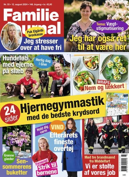 Familie Journal – 12 August 2024 Cover