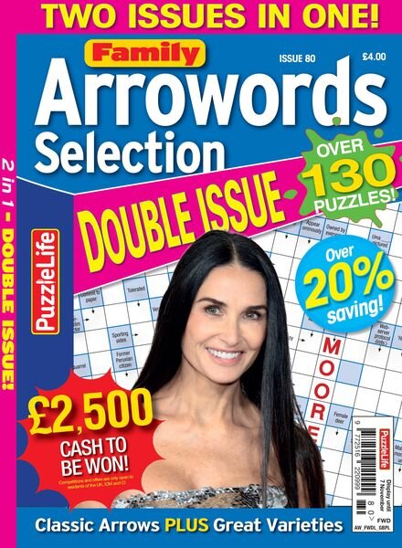 Family Arrowords Selection – Issue 80 2024 Cover