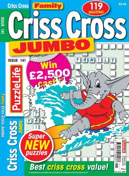 Family Criss Cross Jumbo – August 2024 Cover