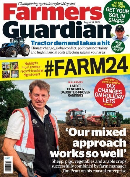 Farmers Guardian – 16 August 2024 Cover