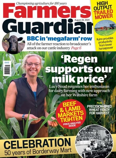 Farmers Guardian – 23 August 2024 Cover