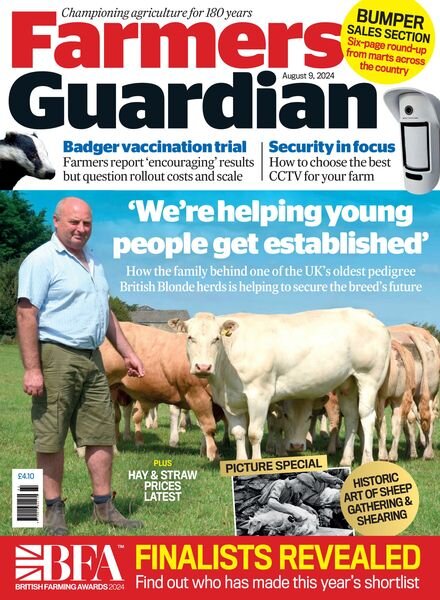 Farmers Guardian – 9 August 2024 Cover