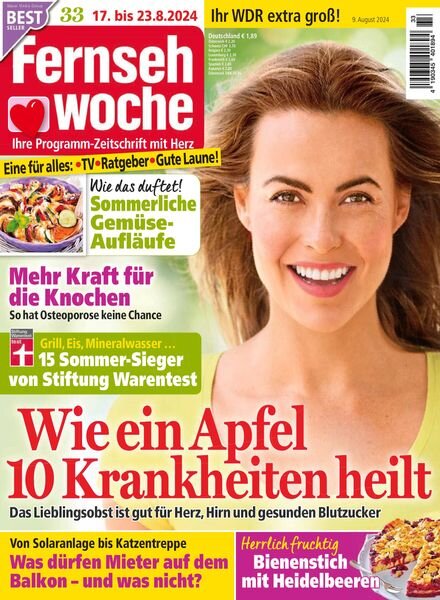 Fernsehwoche – 9 August 2024 Cover