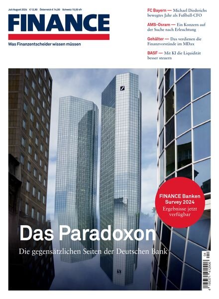 Finance – Juli-August 2024 Cover