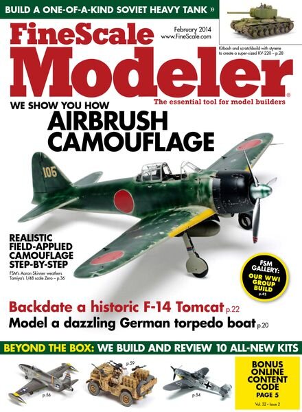 FineScale Modeler – February 2014 Cover