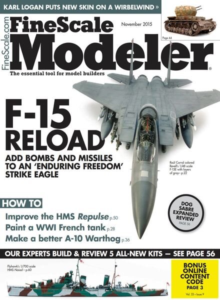 FineScale Modeler – November 2015 Cover