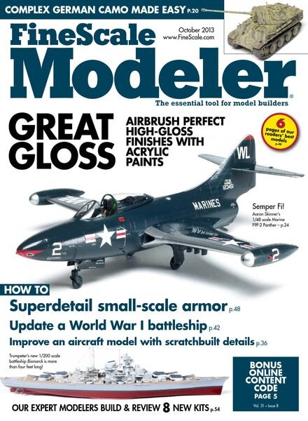 FineScale Modeler – October 2013 Cover