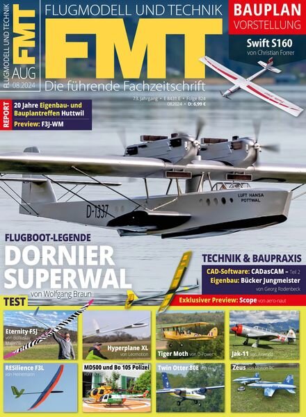 FMT Flugmodell und Technik – August 2024 Cover